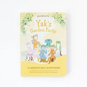Slumberkins Yak's Garden Party Board Book - Lesson in Self Acceptance.